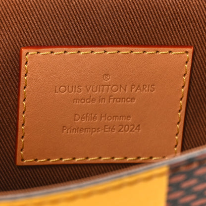 Louis Vuitton Damier Pop Nano Steamer Yellow 6 of 9