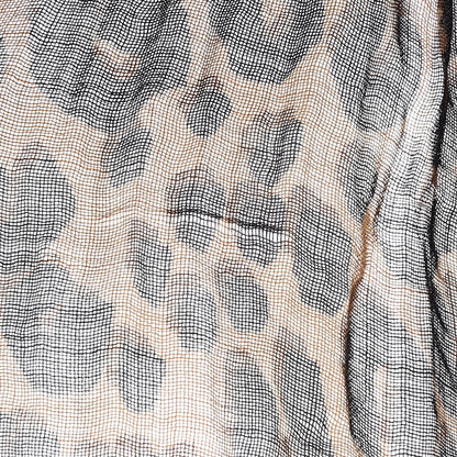 Louis Vuitton Cashmere Silk Leopard Etole Stole Marron 8 of 8