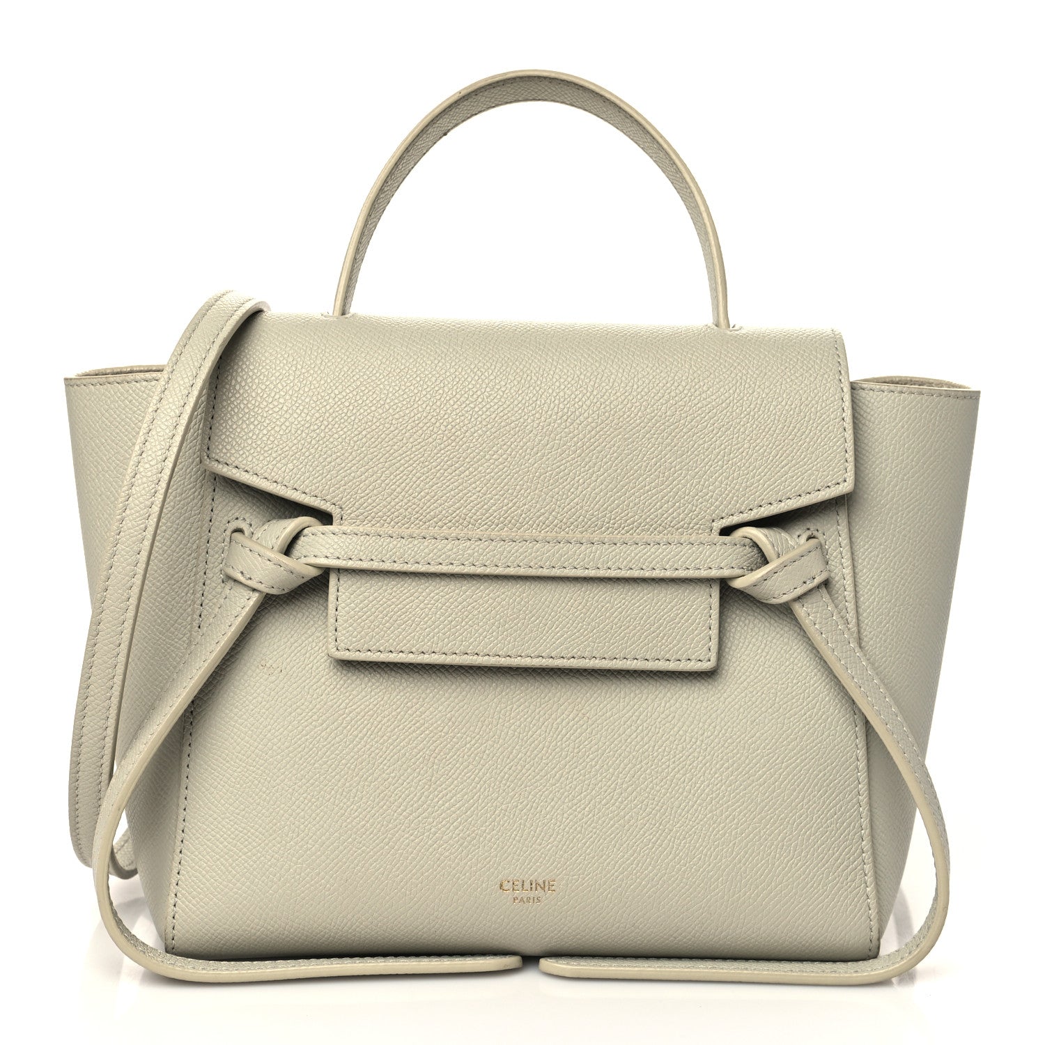 Celine Grained Calfskin Nano Belt Bag Jade 1 of 7