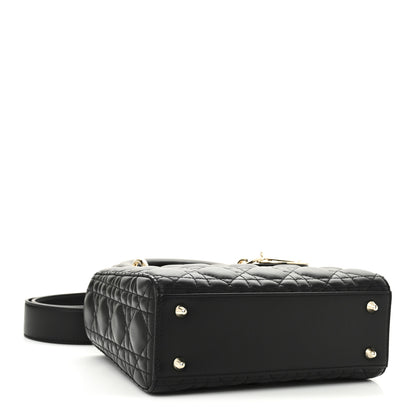 Christian Dior Lambskin Cannage Small My ABCDior Lady Dior Black 4 of 9