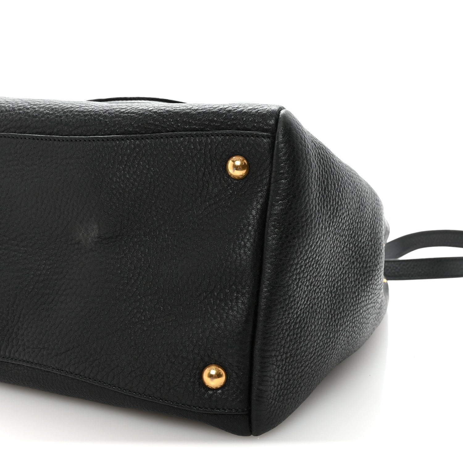 Prada Vitello Daino Tote Black 9 of 9