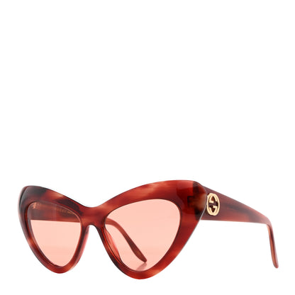 Gucci Cat Eye Sunglasses GG0895S Havana 1 of 8