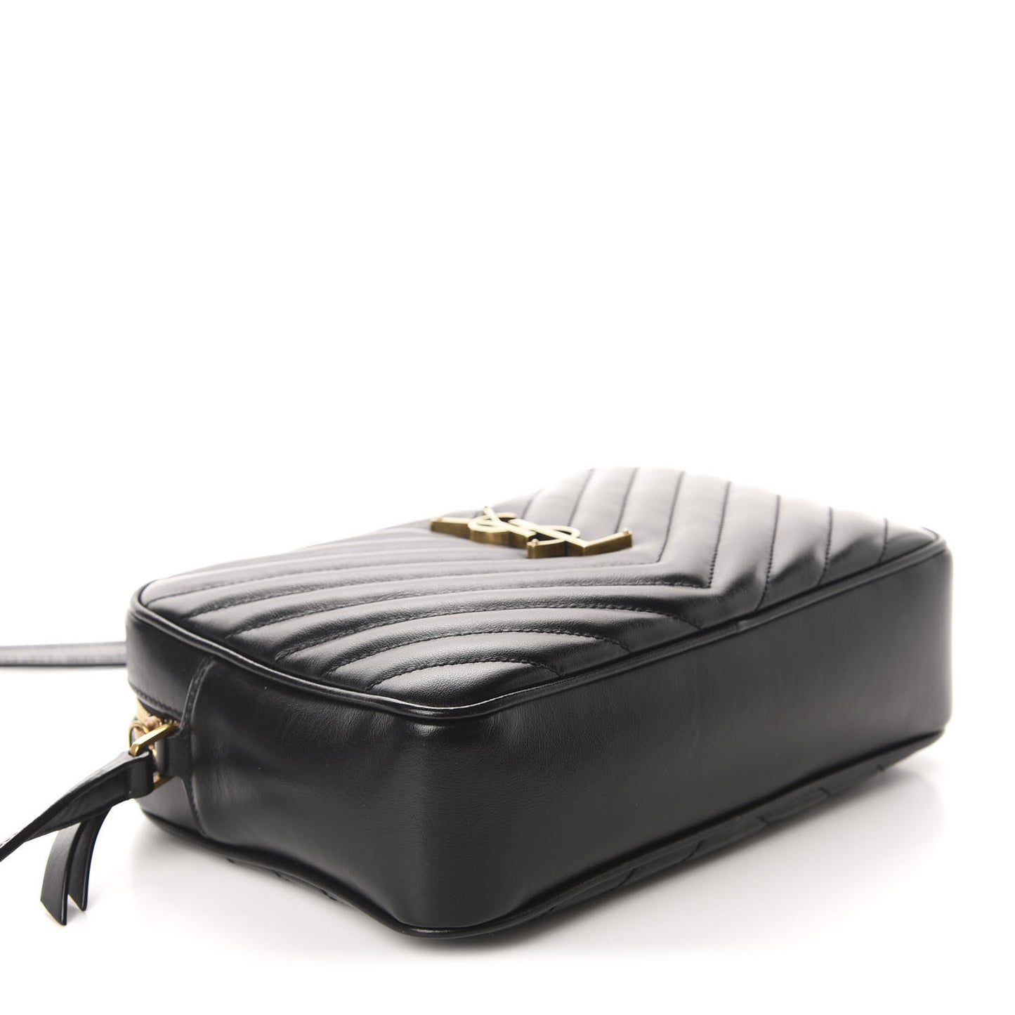 Calfskin Matelasse Monogram Lou Camera Bag Black