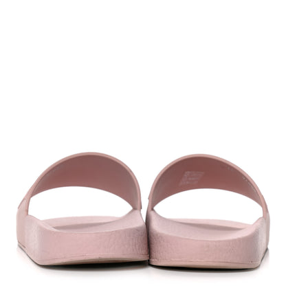 Valentino Garavani Rubber VLTN Pool Slide Sandals 37 Water Rose Disco Pink 6 of 16