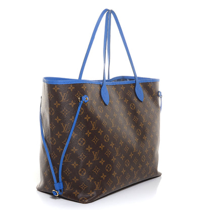 Louis Vuitton Monogram Articles de Voyage Ikat Neverfull GM Grand Blue 3 of 7