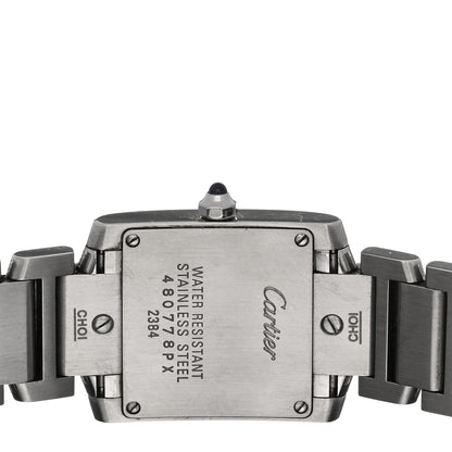 Cartier Stainless Steel 20mm Tank Francaise Quartz Watch 4 of 4