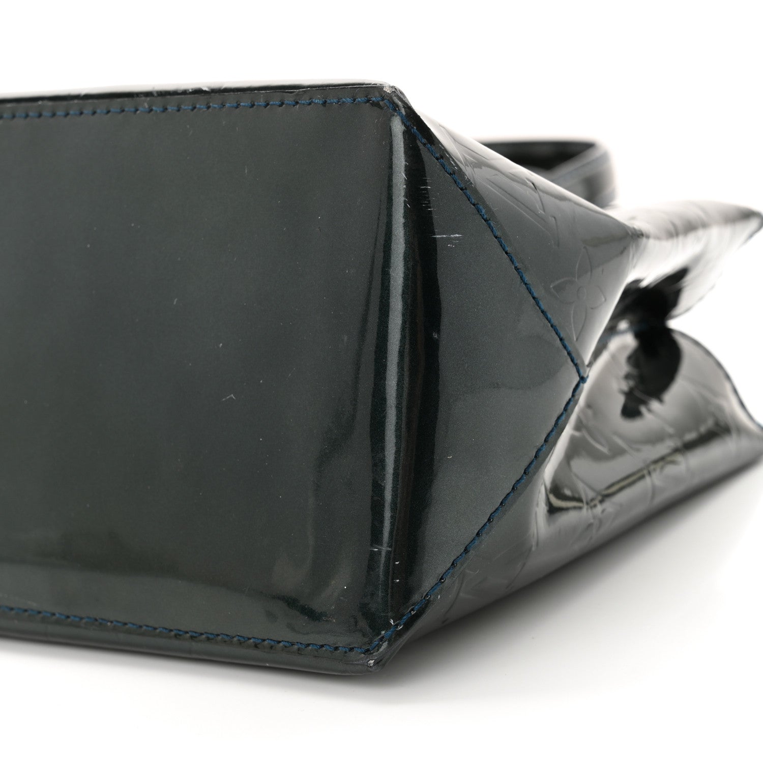 Louis Vuitton Vernis Wilshire PM  Blue Nuit 8 of 11