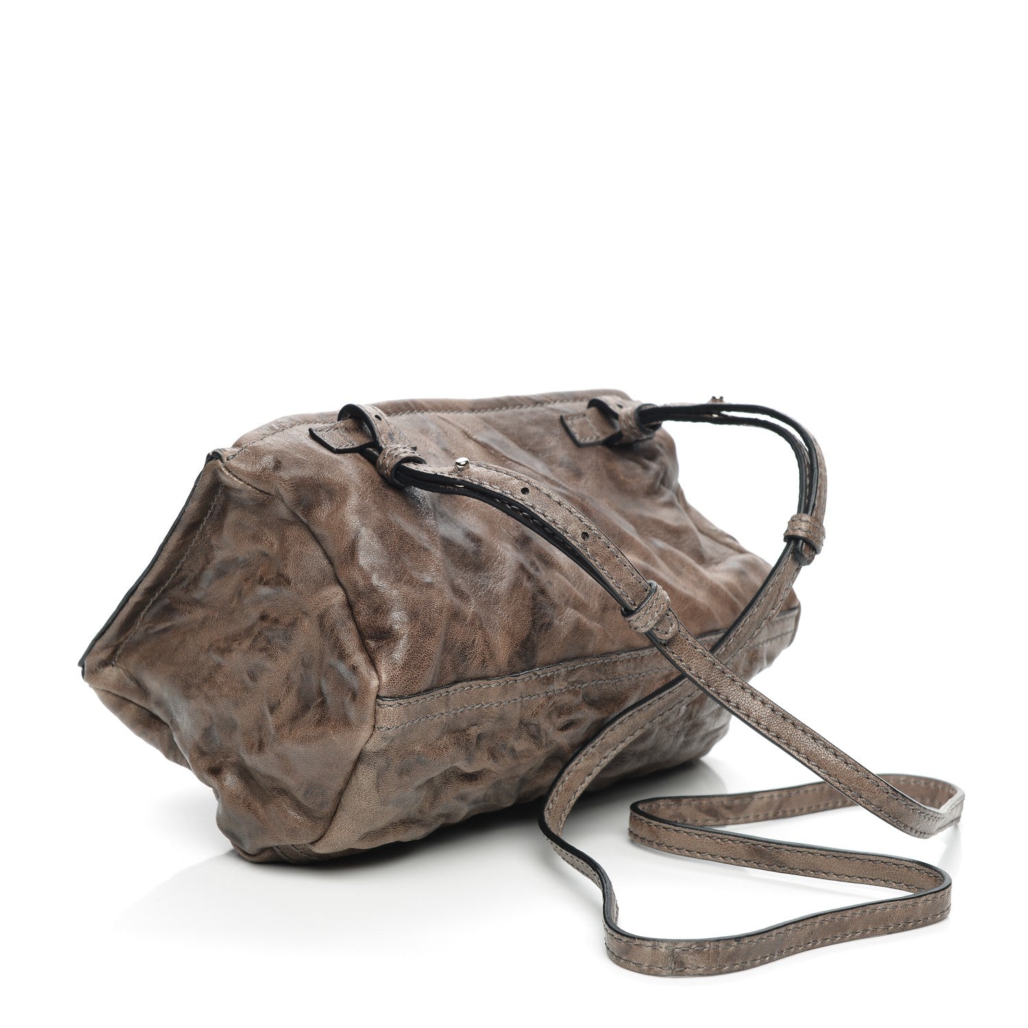 Givenchy Tumbled Sheepskin Mini Pandora Charcoal 3 of 7