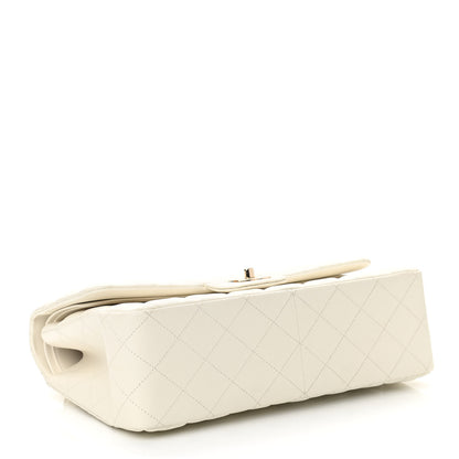 Chanel Caviar Quilted Jumbo Double Flap White 4 of 12