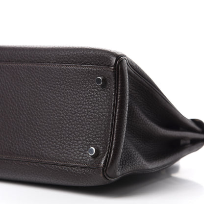 Hermes Fjord Kelly Retourne 35 Chocolate 6 of 18