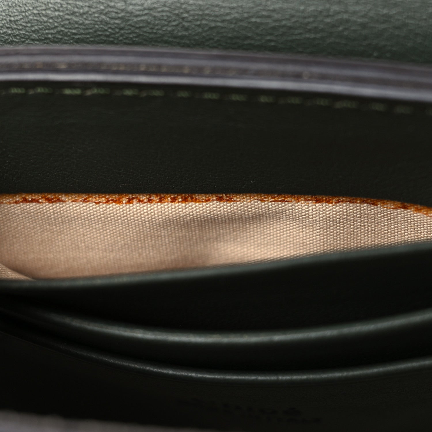 Chloe Suede Calfskin Mini Faye Shoulder Bag Deep Forest 7 of 7