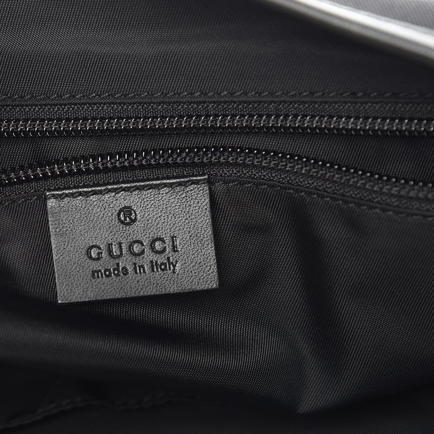 Canvas Web Medium Single Buckle Flap Messenger Bag Black