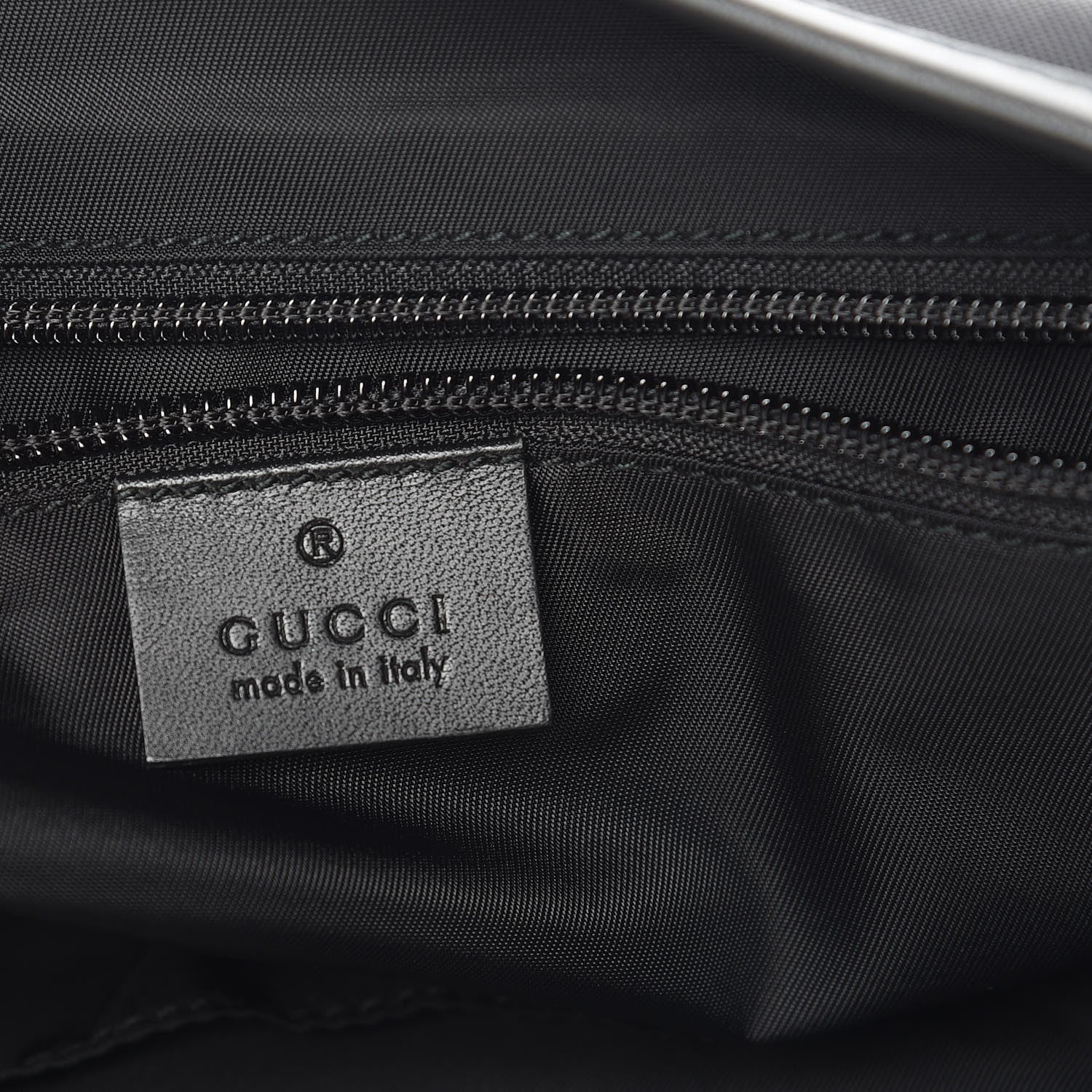 Gucci Canvas Web Medium Single Buckle Flap Messenger Bag Black 6 of 10