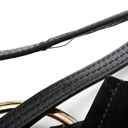 Chloe Suede Calfskin Mini Faye Bracelet Bag Black 14 of 16