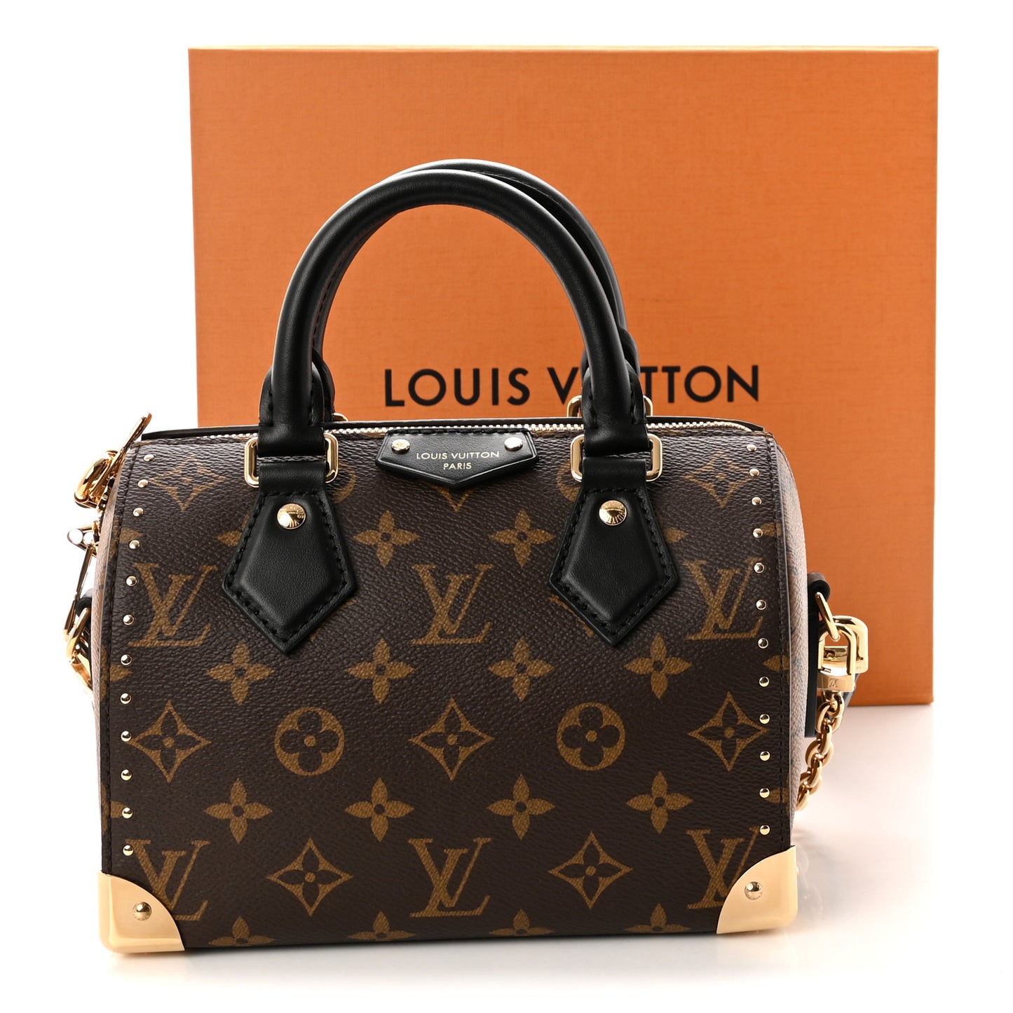 Reverse Monogram Speedy Trunk 20