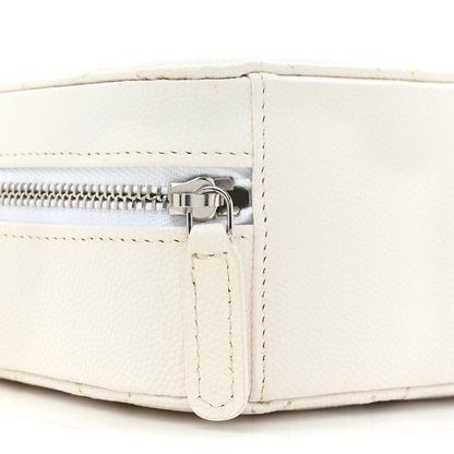 Chanel Caviar Quilted Camera Bag White 9 of 10