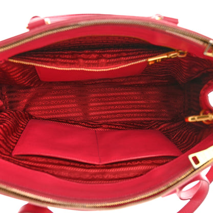 Prada Saffiano Medium Galleria Double Zip Tote Peonia 5 of 15