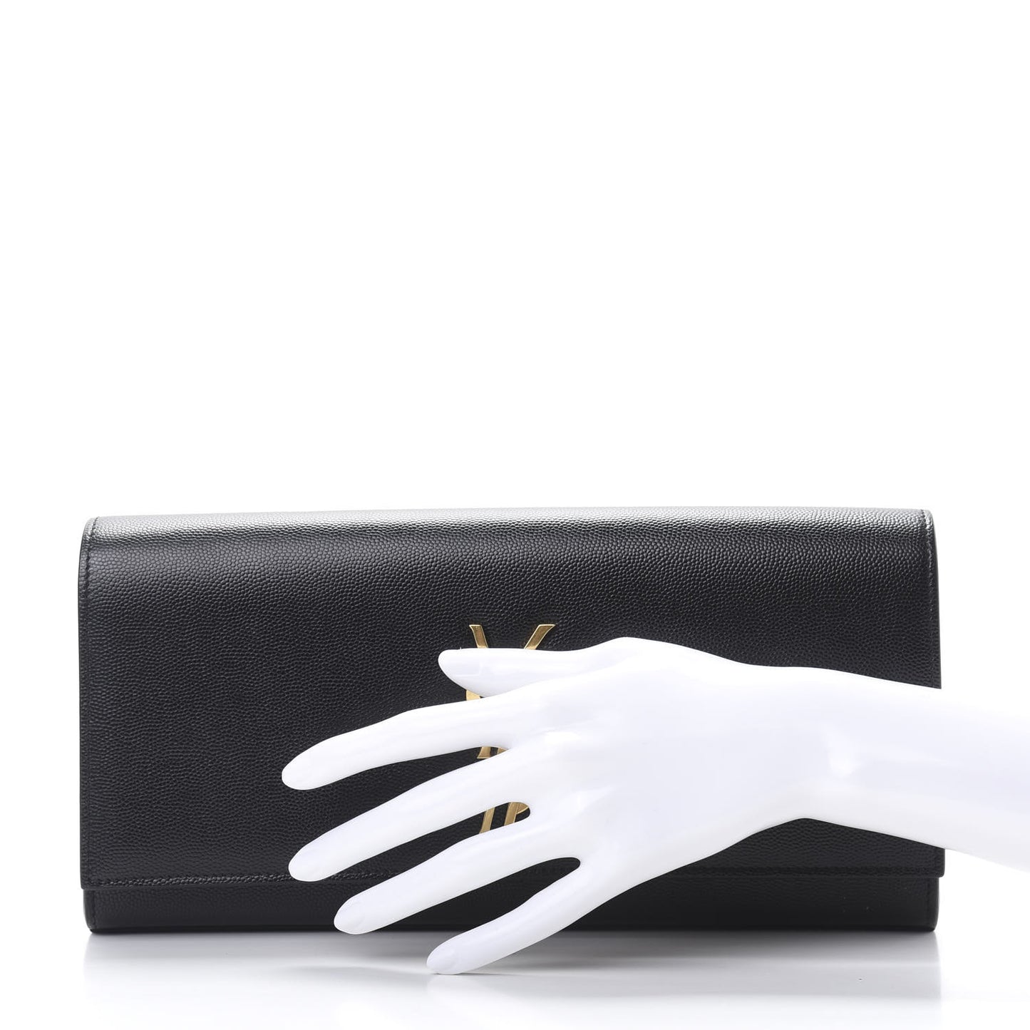Grain De Poudre Monogram Cassandre Clutch Black