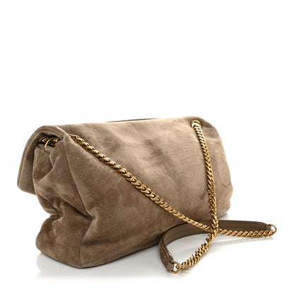 Saint Laurent Suede Large Calypso Dry Grain 3 of 10
