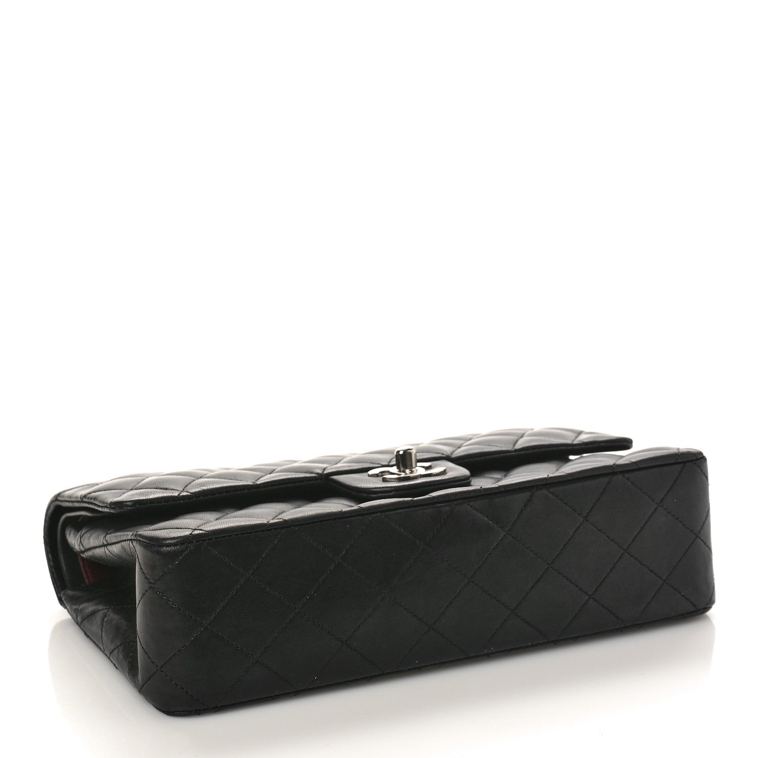 Chanel Lambskin Quilted Medium Double Flap Black 4 of 10