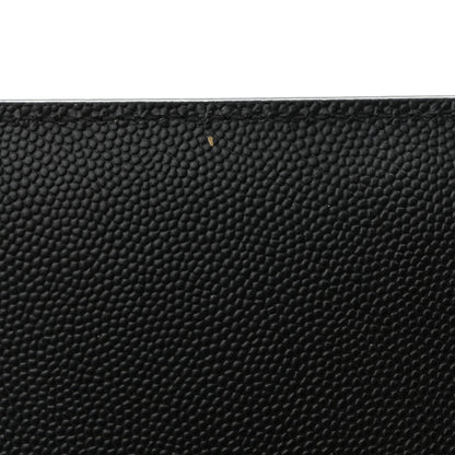 Saint Laurent Grain De Poudre Medium Classic Monogram Kate Satchel Black 11 of 12