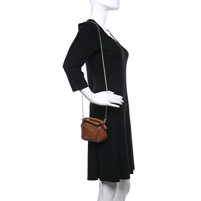 Loewe Calfskin Nano Puzzle Bag Tan 2 of 8