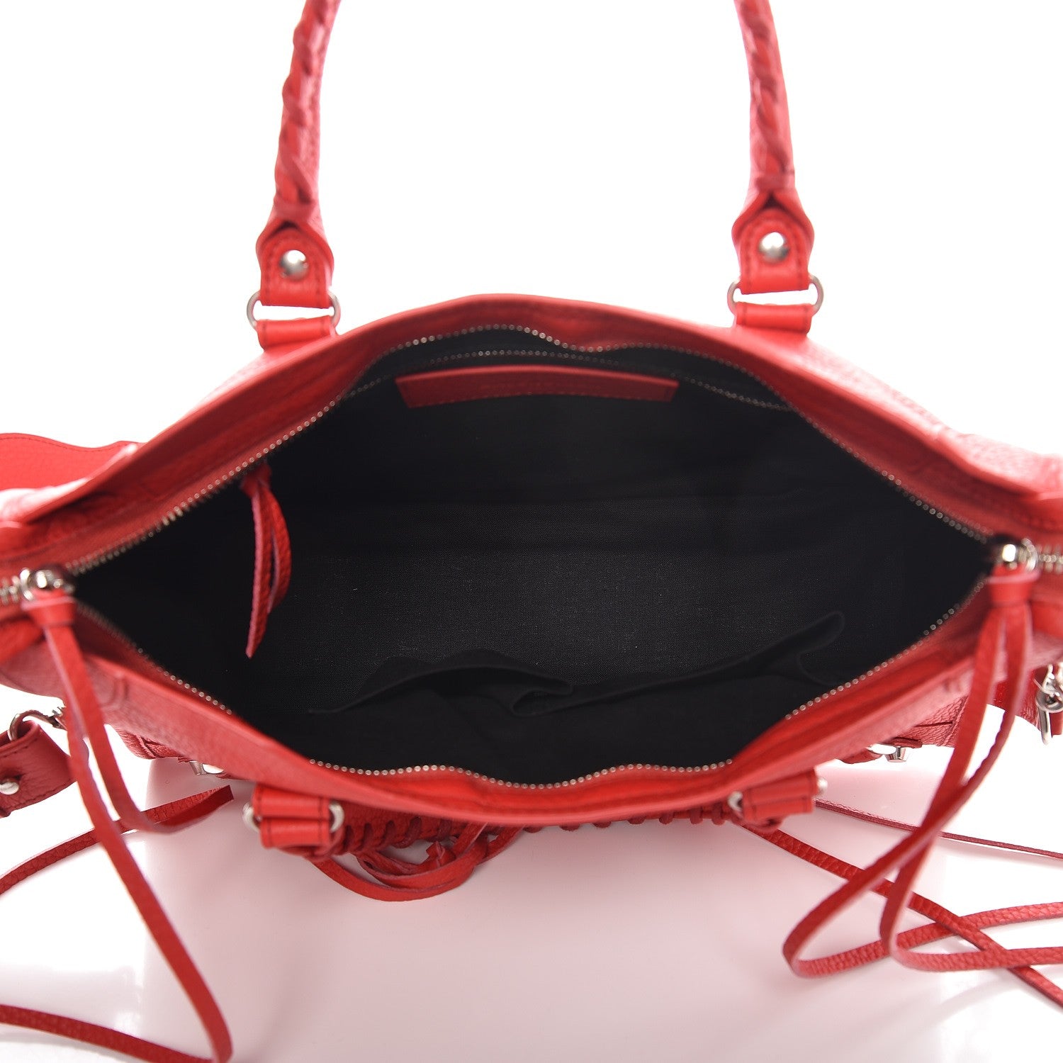 Balenciaga Vibrato Calfskin Classic Silver Hardware S City Rouge Cerise 5 of 11