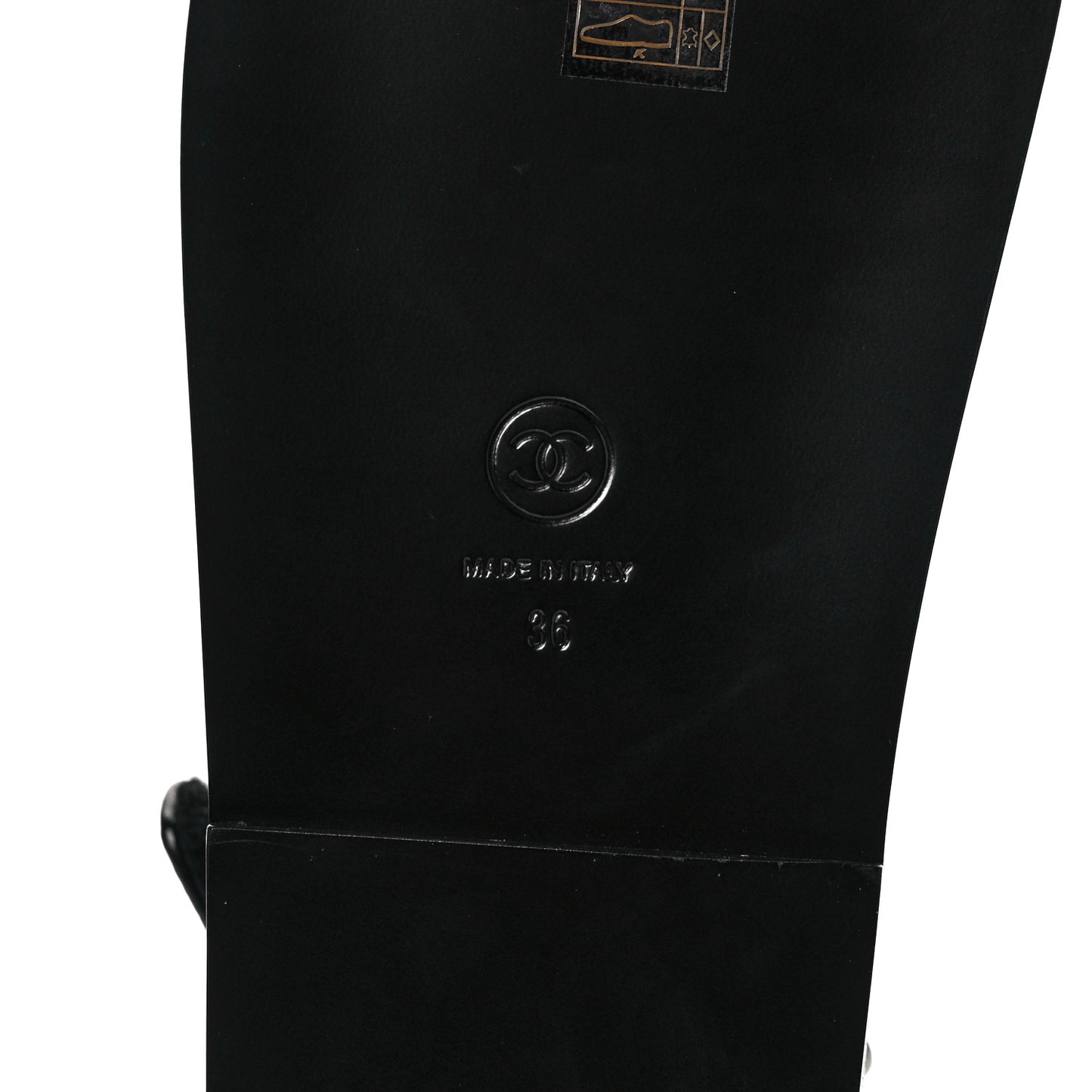 Grained Calfskin Velcro Dad Sandals 36 Black