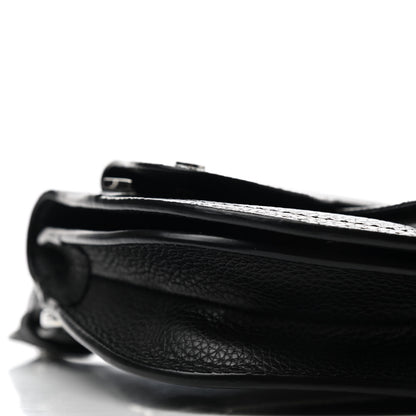 Christian Dior Grained Calfskin Saddle Messenger Bag Black 8 of 11