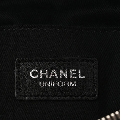 Chanel Grained Calfskin Quilted Waist Belt Bag Black 6 of 10
