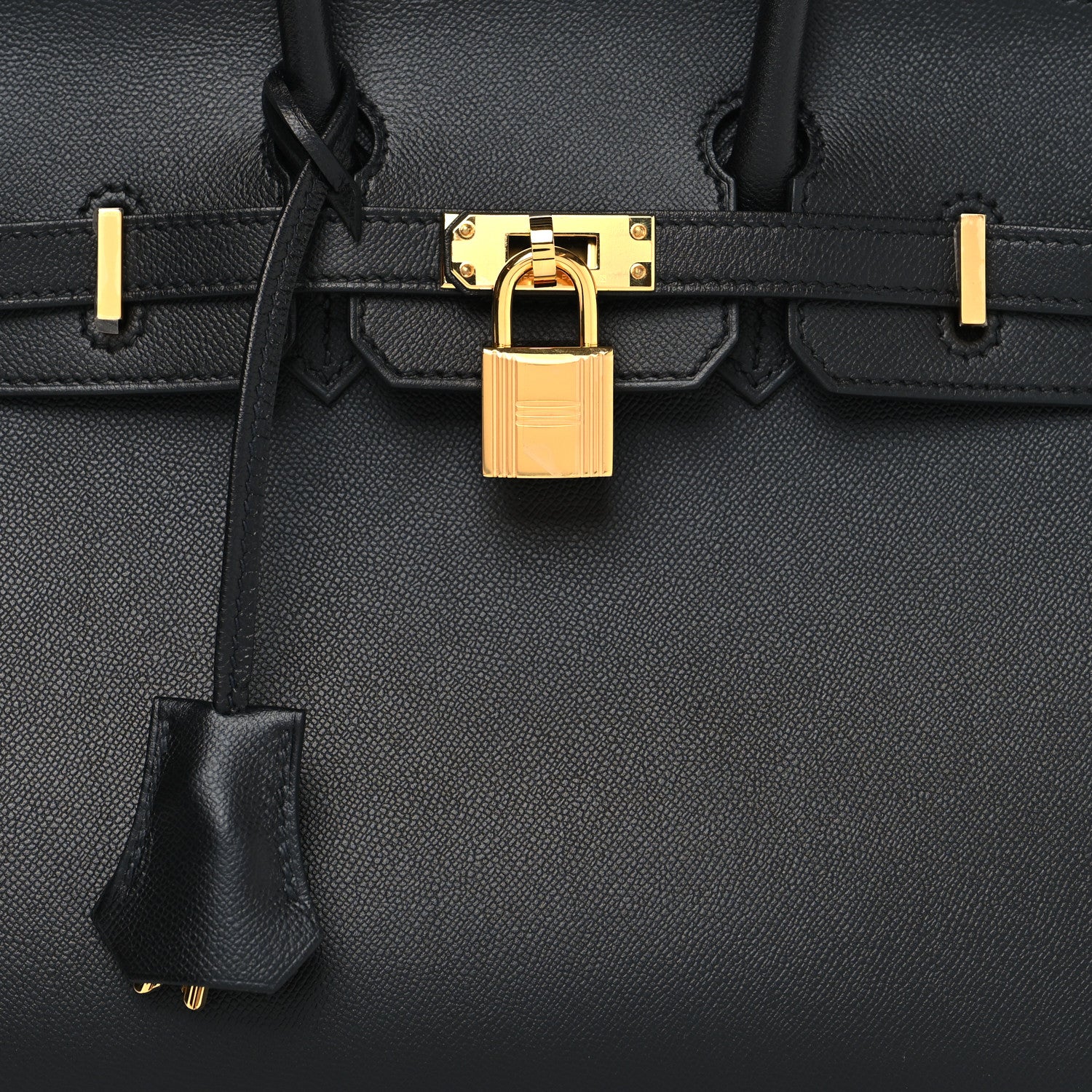 Hermes Madame Calfskin Birkin Sellier 25 Black 8 of 13
