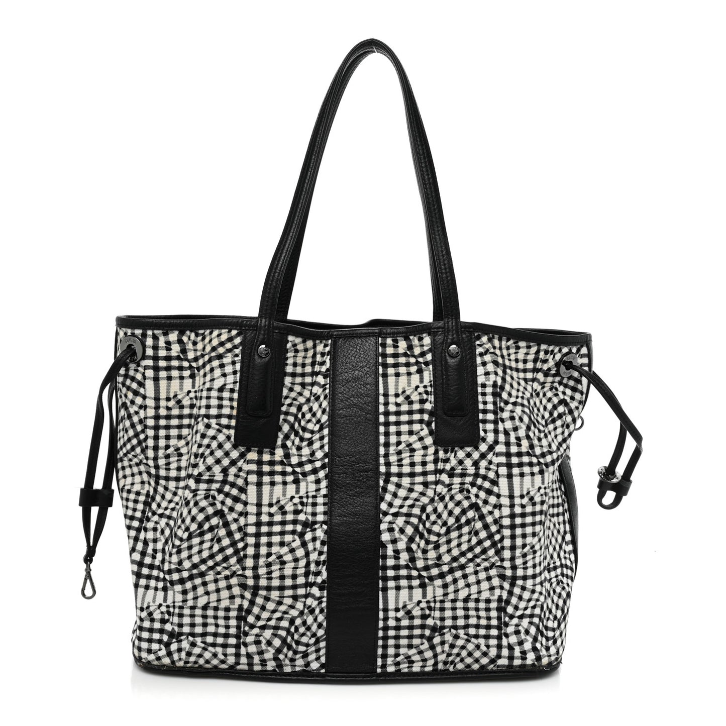 Visetos Medium Liz Reversible Shopper Tote Black