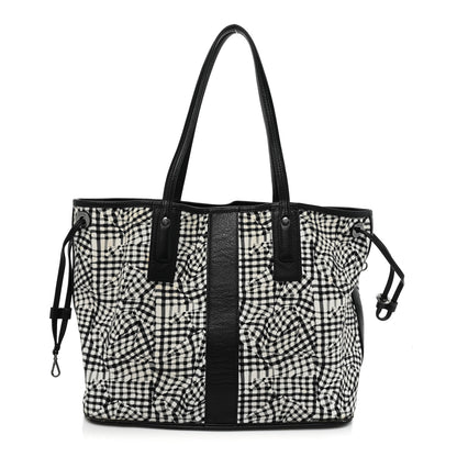 MCM Visetos Medium Liz Reversible Shopper Tote Black 3 of 17