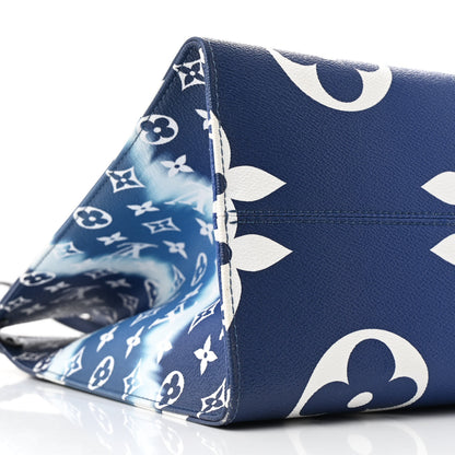 Louis Vuitton Monogram Escale Onthego GM Blue 9 of 10