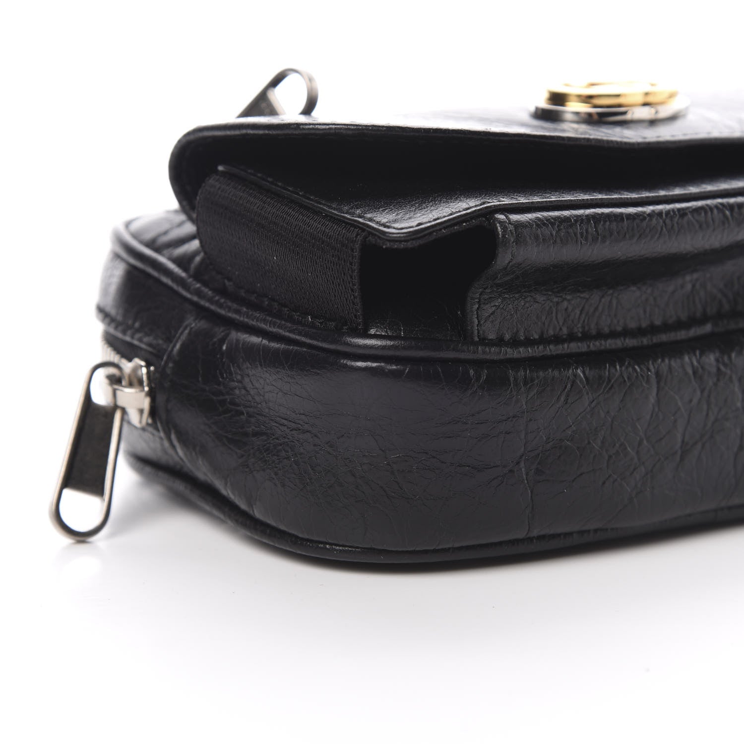 Gucci Fluffy Calfskin Mini Morpheus Belt Bag 90 36 Black 9 of 12