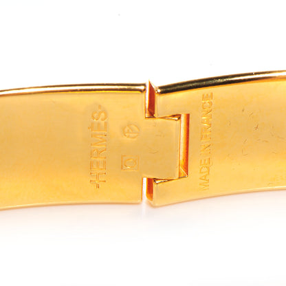 Hermes Enamel Narrow Clic Clac H Bracelet PM Creme 4 of 5