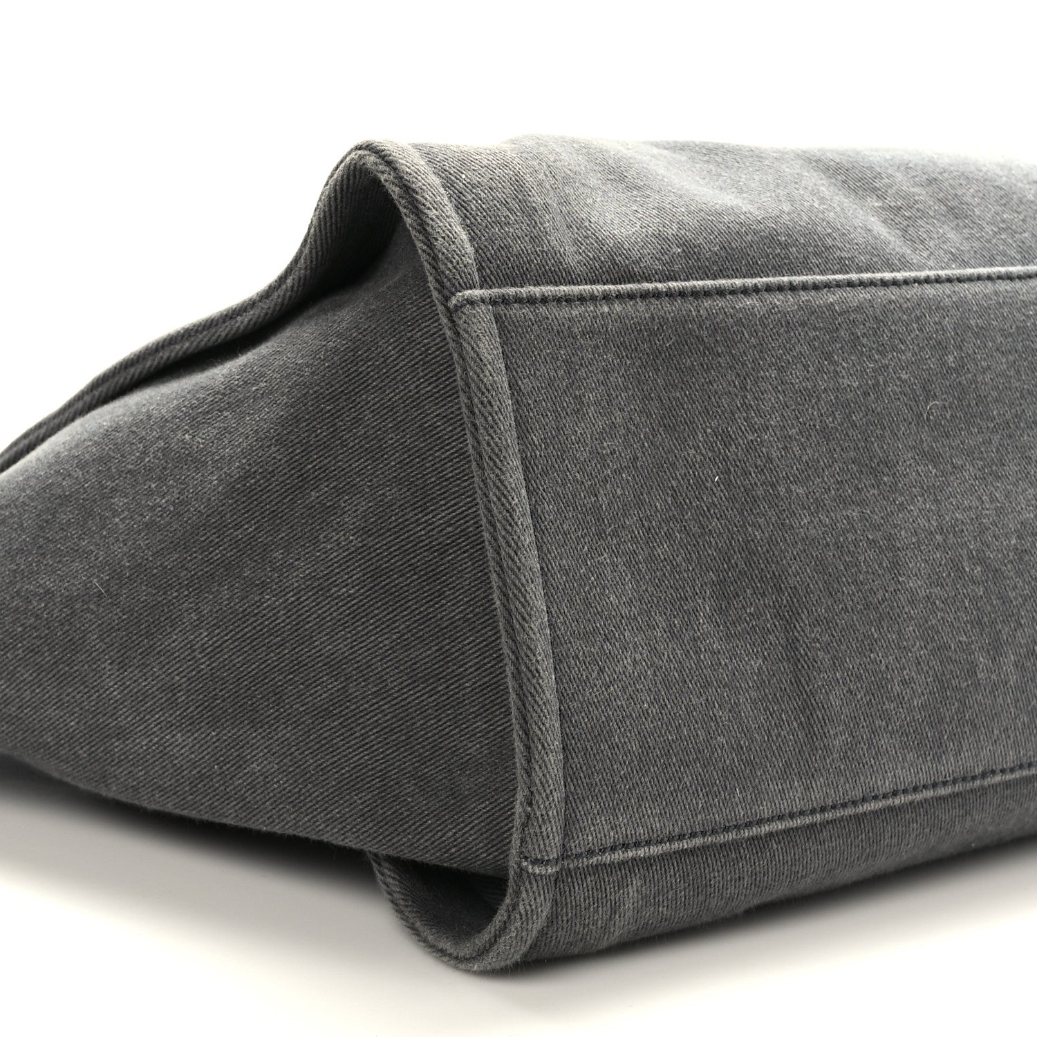 Chanel Canvas Sequin Medium Deauville Tote Charcoal 8 of 9