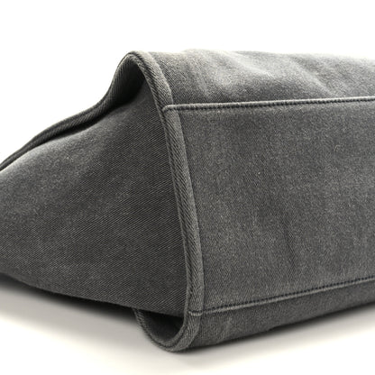 Chanel Canvas Sequin Medium Deauville Tote Charcoal 8 of 9