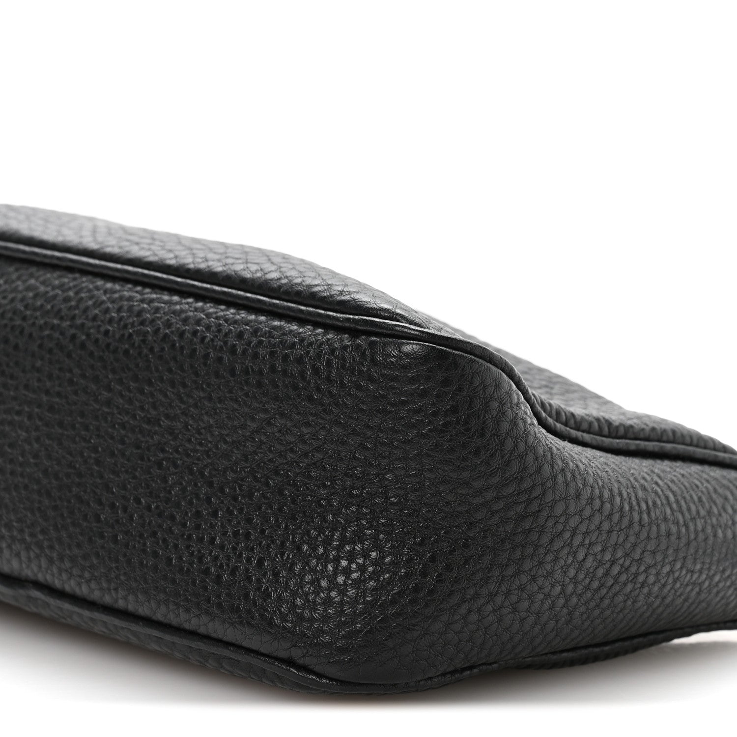 Prada Vitello Daino Pochette Bag Black 11 of 12