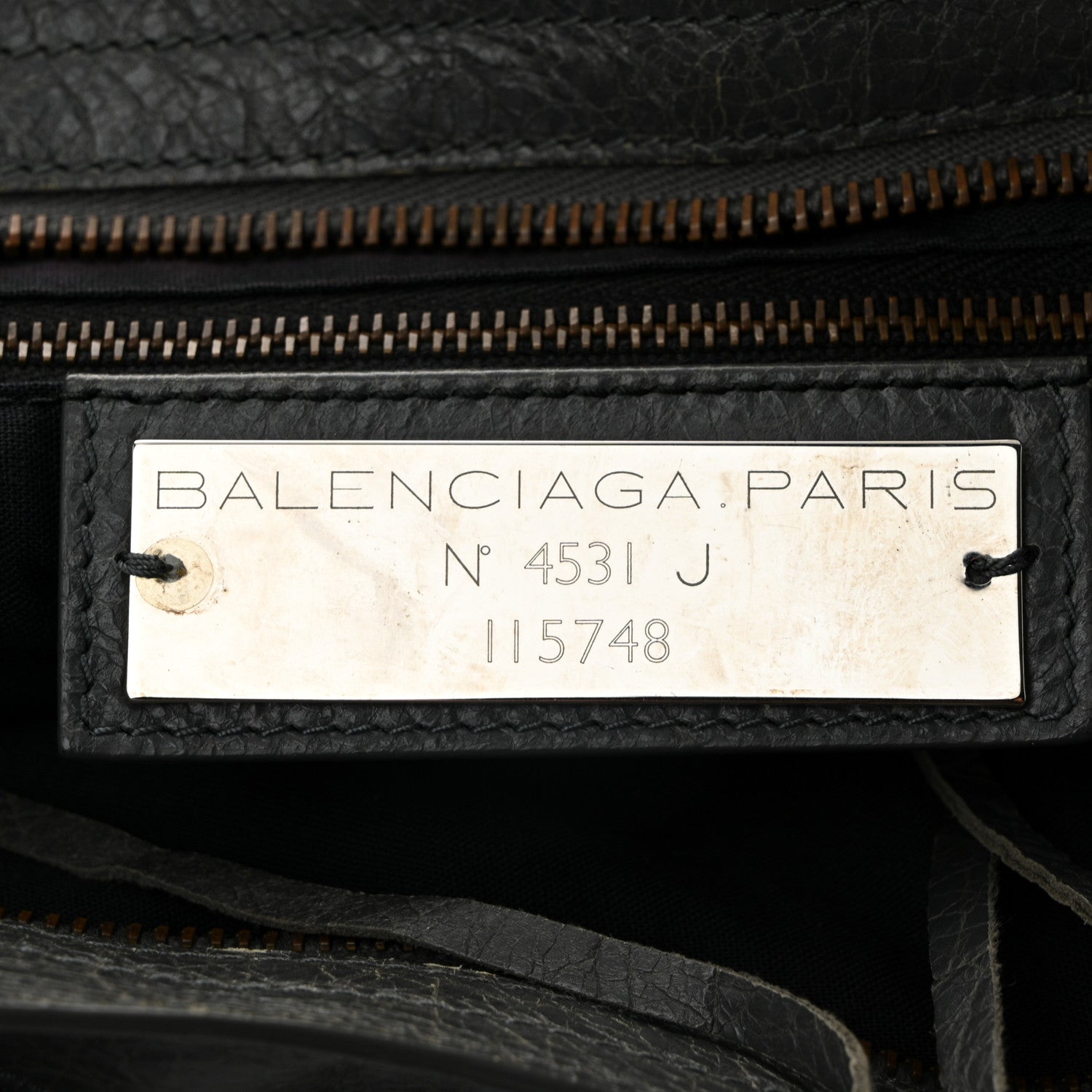 Balenciaga Agneau Classic Hardware City Gris Tarmac 6 of 11