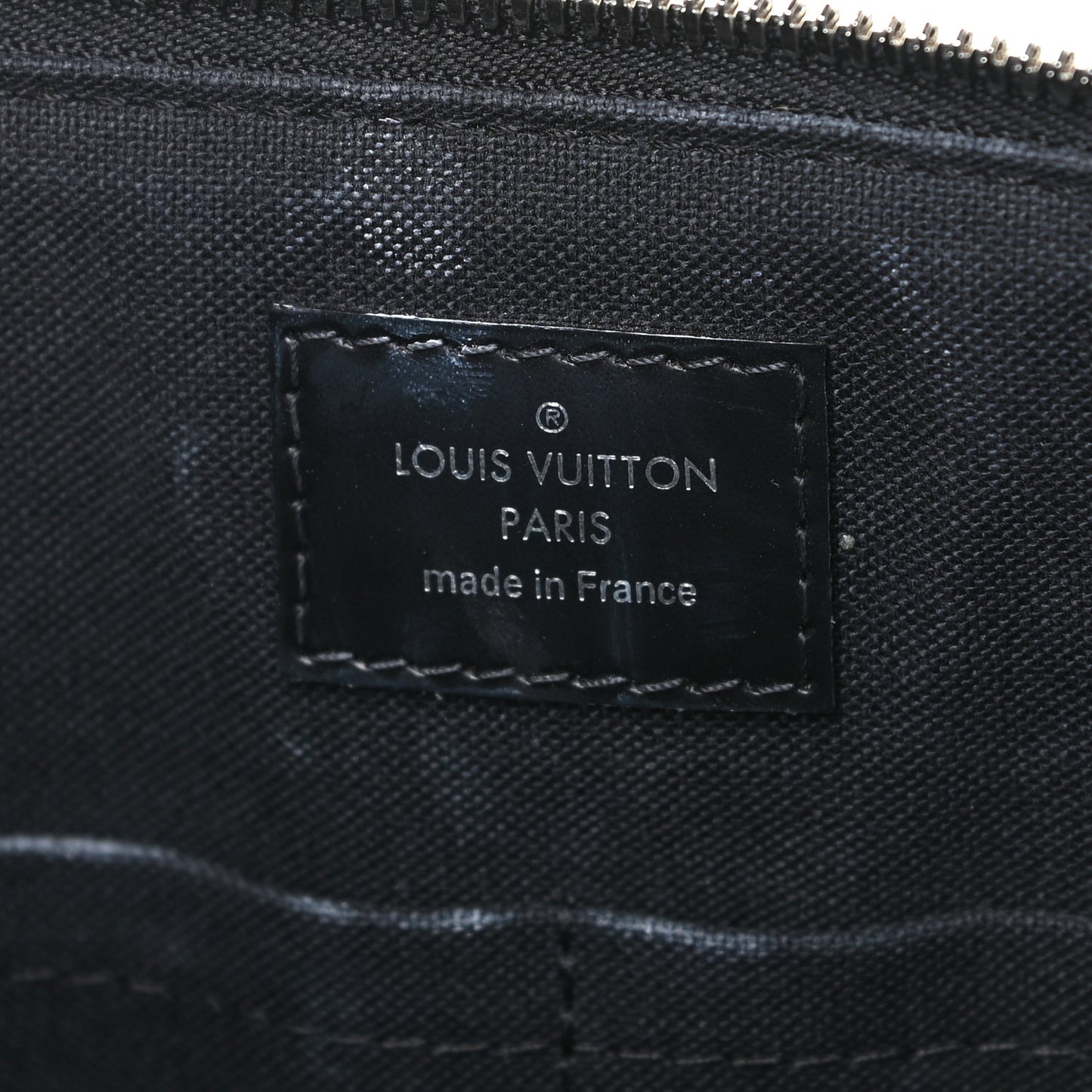 Damier Graphite Porte-Documents Jour