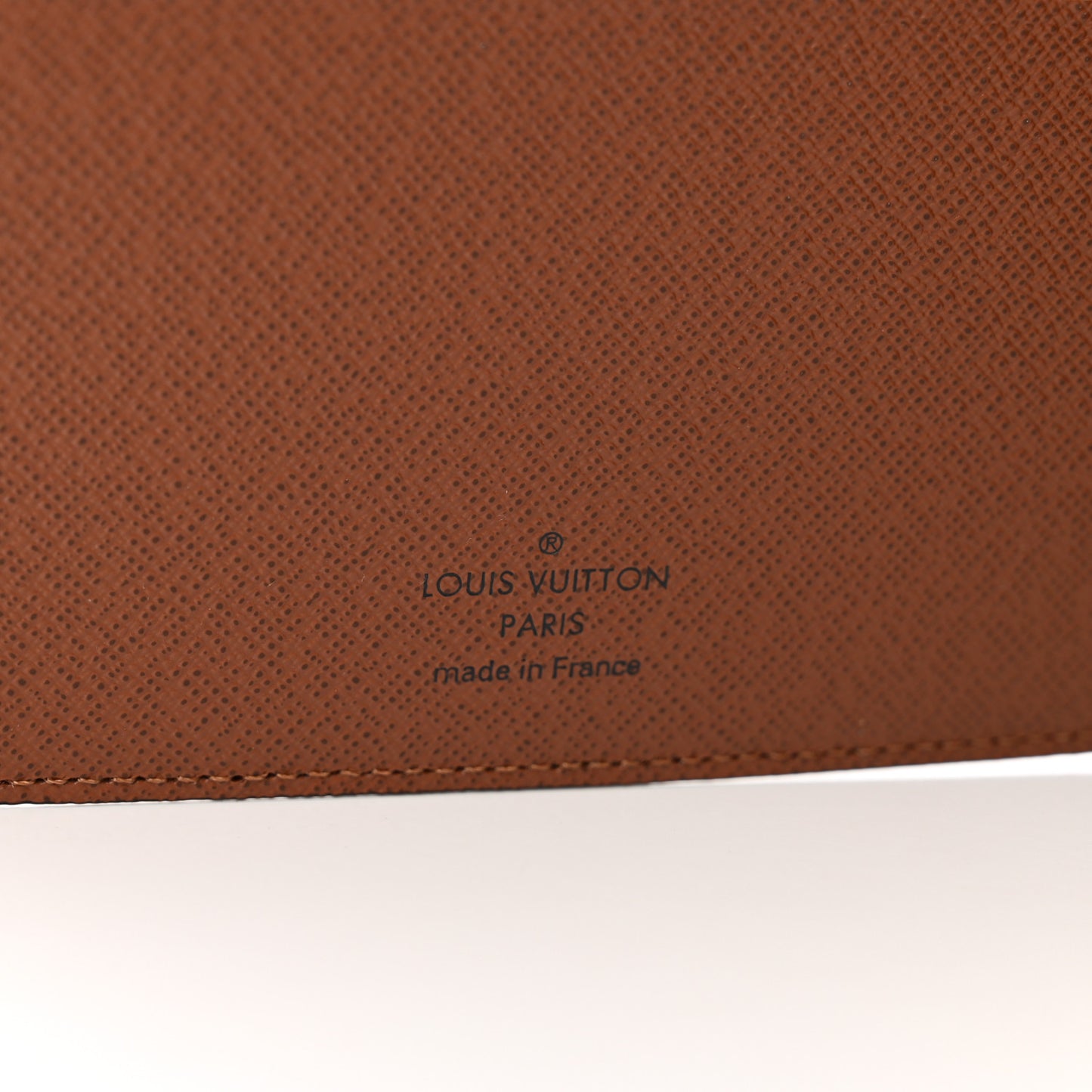 Monogram Desk Agenda Cover