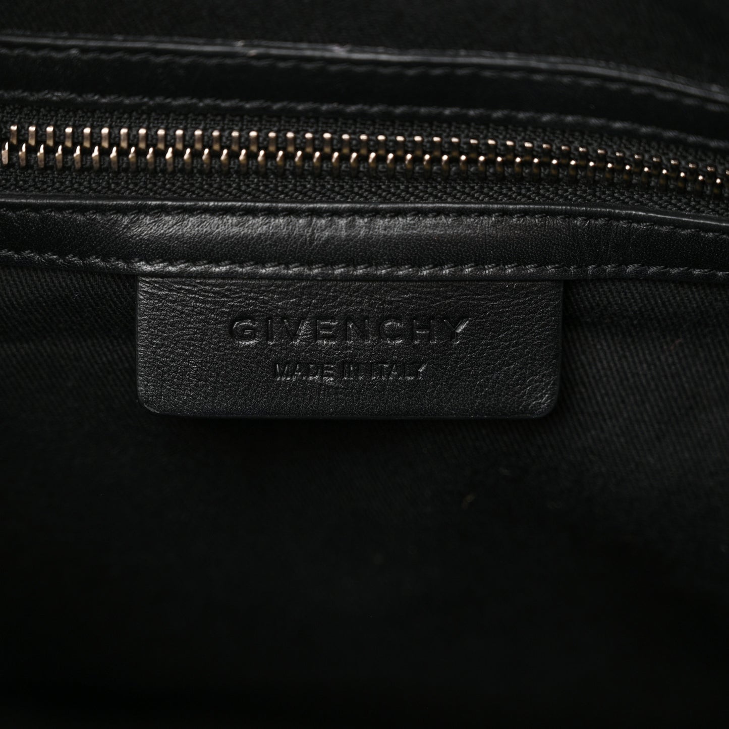 Calfskin Crocodile Embossed Small Antigona Brown