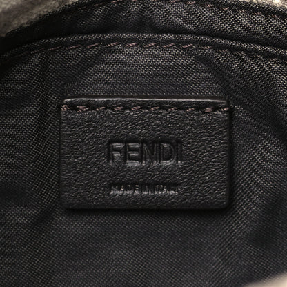 Fendi Chenille Vitello Micro FF Phone Baguette Tortora 6 of 11