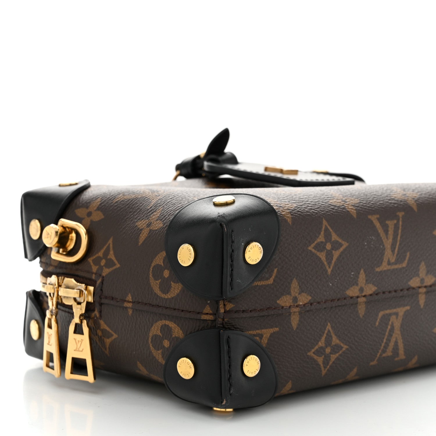 Louis Vuitton Monogram Petite Malle Souple Black 8 of 9