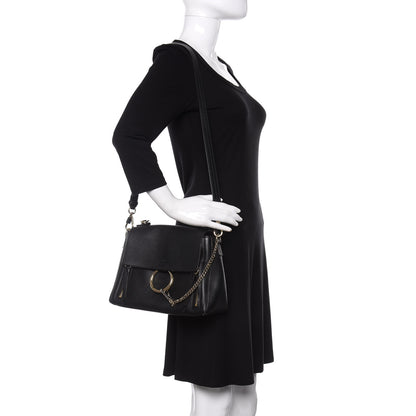 Chloe Calfskin Small Faye Day Shoulder Bag Black 3 of 11