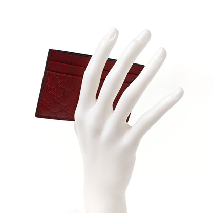 Gucci Microguccissima Card Holder Red 2 of 9