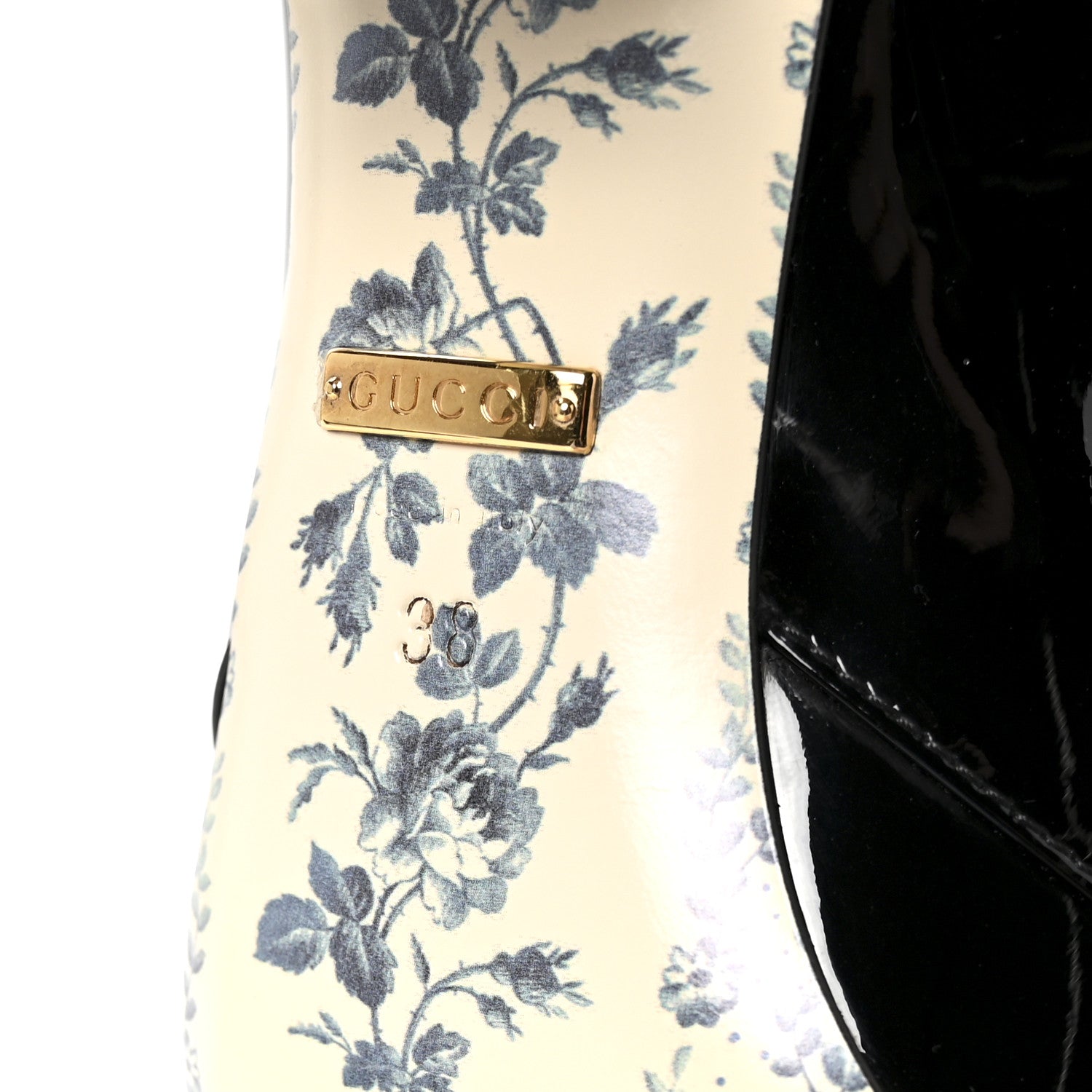 Gucci Vernice GG Victoire 55mm Loafer Pumps 38 Black 7 of 10