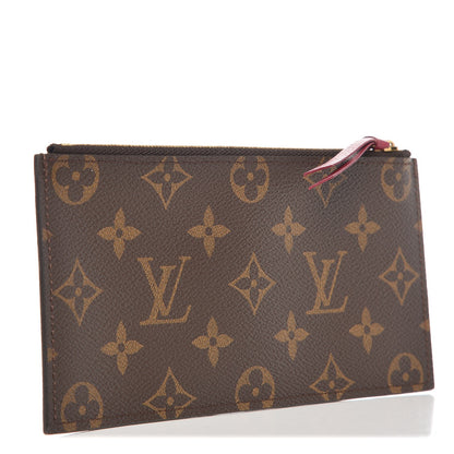 Louis Vuitton Monogram Felicie Chain Wallet Zippered Insert Fuchsia 3 of 6