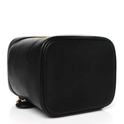 Chanel Caviar Vanity Cosmetic Case Black 4 of 11